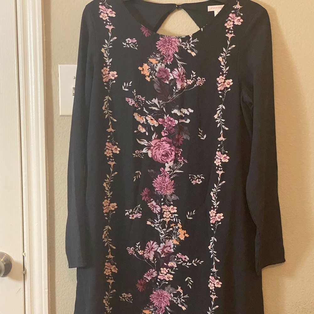 Floral Long Sleeved Dress
